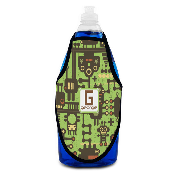 Industrial Robot 1 Bottle Apron - Soap - FRONT