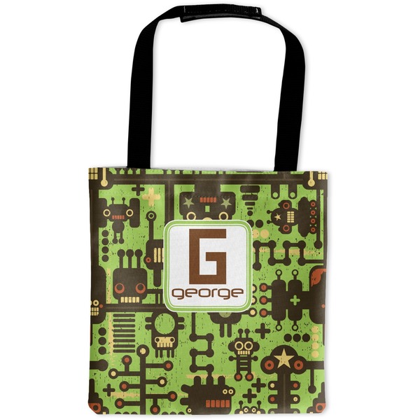 Custom Industrial Robot 1 Auto Back Seat Organizer Bag (Personalized)