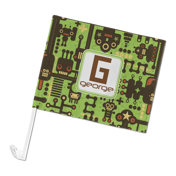 Custom Industrial Robot 1 Car Flag (Personalized)