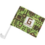 Industrial Robot 1 Car Flag - Small w/ Name and Initial