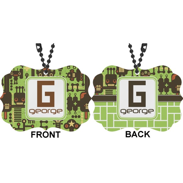 Industrial Robot 1 Car Ornament (Approval)