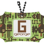 Industrial Robot 1 Rear View Mirror Ornament (Personalized)