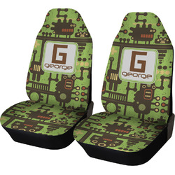 Industrial Robot 1 Car Seat Covers (Set of Two) (Personalized)