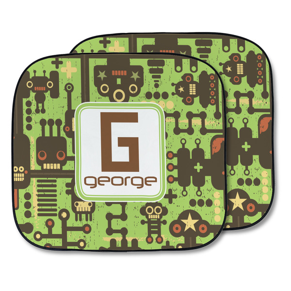 Custom Industrial Robot 1 Car Sun Shade - Two Piece (Personalized)