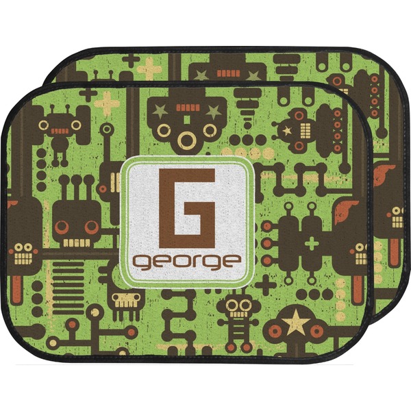 Robots Custom Car Floor Mats Set (2Front & 2Back)