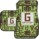 Industrial Robot 1 Car Floor Mats Set - 2 Front & 2 Back (Personalized)
