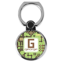 Industrial Robot 1 Cell Phone Ring Stand & Holder (Personalized)