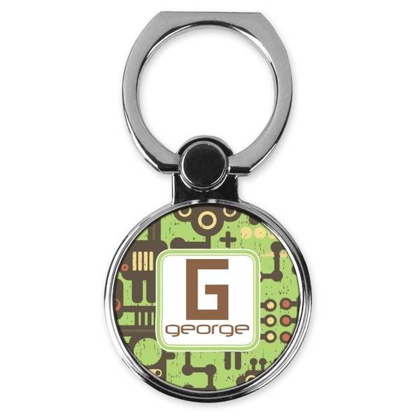 Custom Industrial Robot 1 Cell Phone Ring Stand & Holder (Personalized)