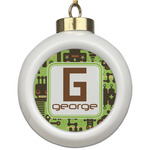 Industrial Robot 1 Ceramic Ball Ornament (Personalized)