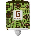 Industrial Robot 1 Ceramic Night Light (Personalized)