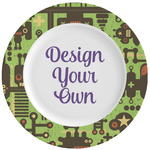 Industrial Robot 1 Ceramic Dinner Plates (Set of 4) (Personalized)