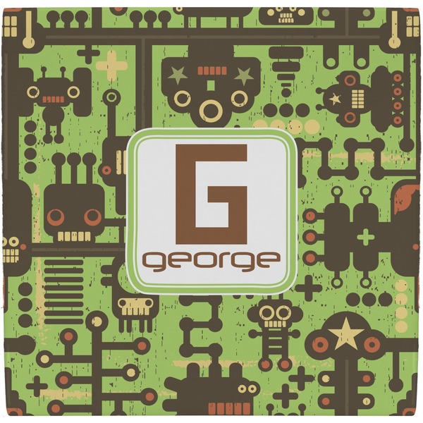 Custom Industrial Robot 1 Ceramic Tile Hot Pad (Personalized)