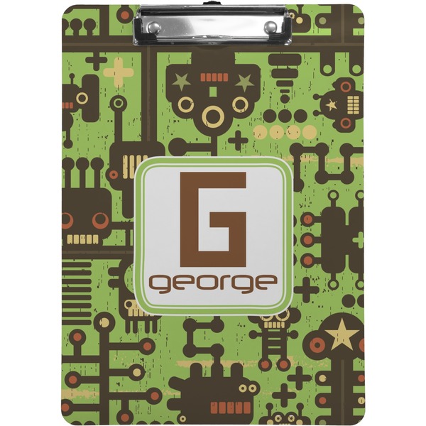Custom Industrial Robot 1 Clipboard (Personalized)