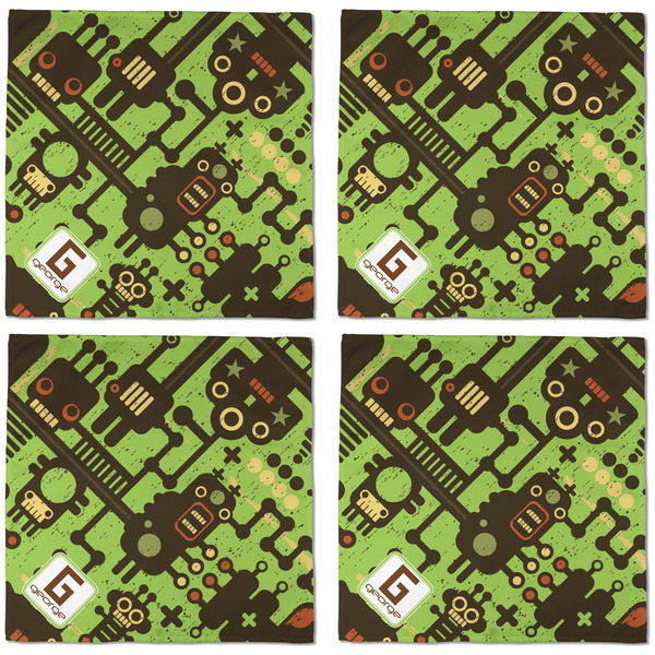 Industrial Robot 1 Cloth Napkins - Personalized Dinner (APPROVAL) Set of 4