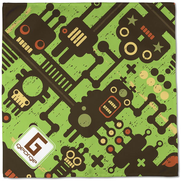 Industrial Robot 1 Cloth Napkins - Personalized Dinner (Full Open)