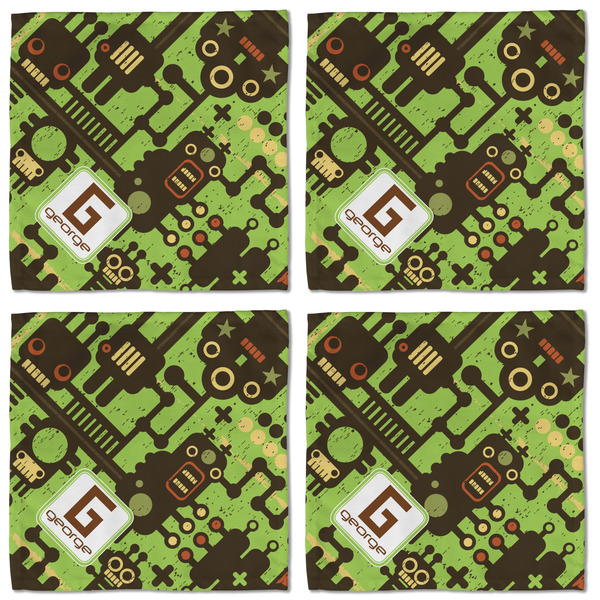 Industrial Robot 1 Cloth Napkins - Personalized Lunch (APPROVAL) Set of 4