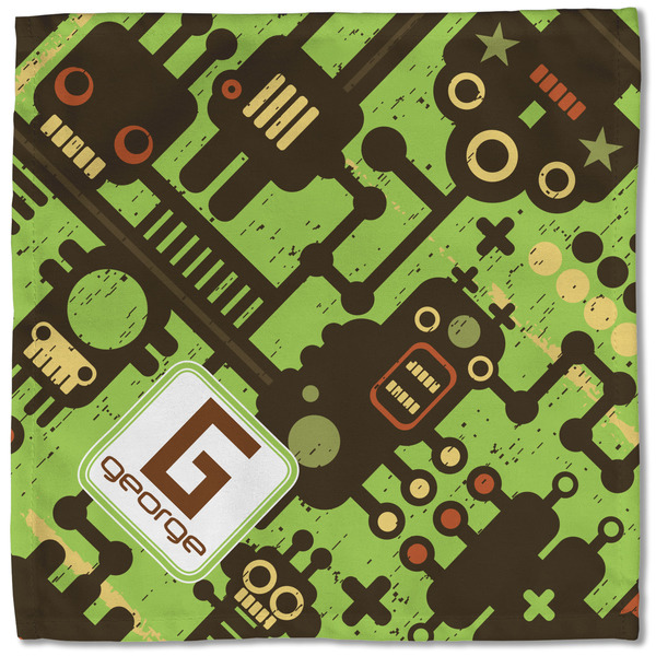 Industrial Robot 1 Cloth Napkins - Personalized Lunch (Single Full Open)