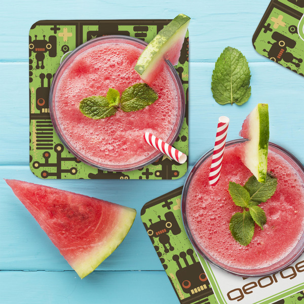 Industrial Robot 1 Coaster Set - LIFESTYLE