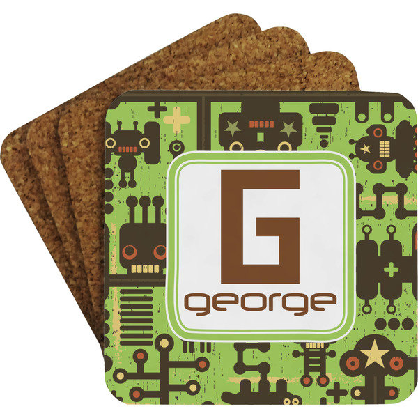 Industrial Robot 1 Coaster Set (Personalized)