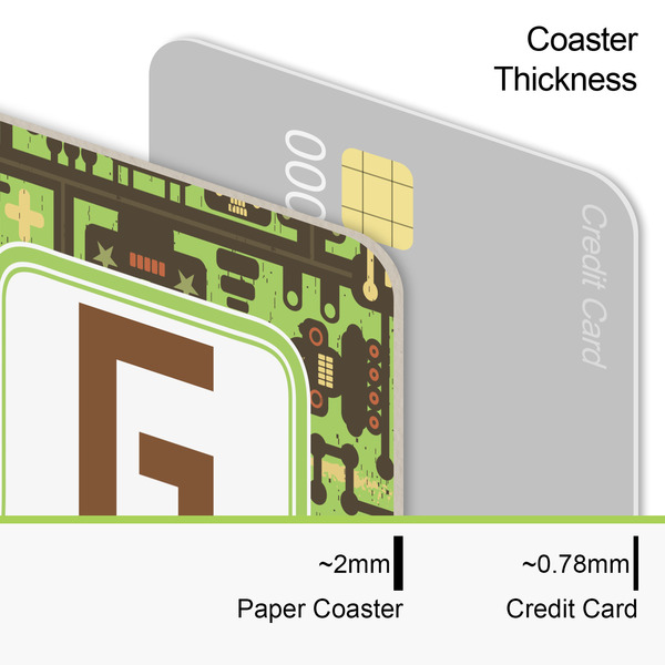 Industrial Robot 1 Coaster Thickness