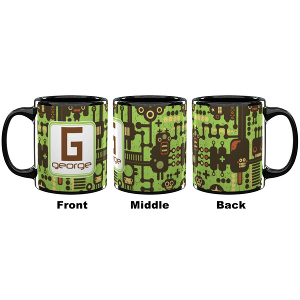 Industrial Robot 1 Coffee Mug - 11 oz - Black APPROVAL