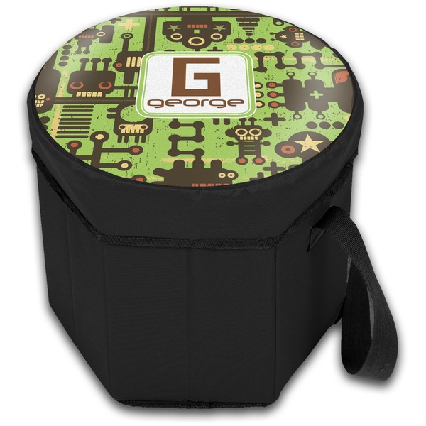 Industrial Robot 1 Collapsible Personalized Cooler & Seat (Closed)