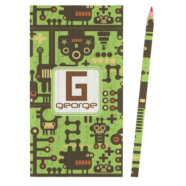 Industrial Robot 1 Colored Pencils - Front View