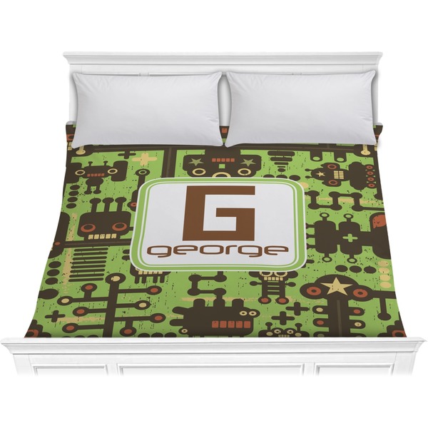Custom Industrial Robot 1 Comforter - King (Personalized)