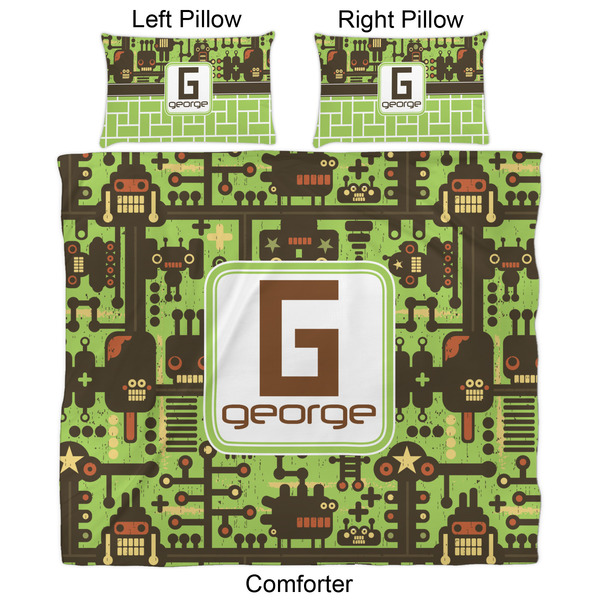 Industrial Robot 1 Comforter Set - King - Approval