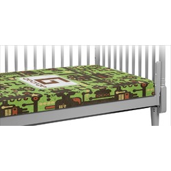 Industrial Robot 1 Crib Fitted Sheet (Personalized)