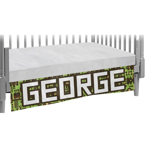 Custom Industrial Robot 1 Crib Skirt (Personalized)