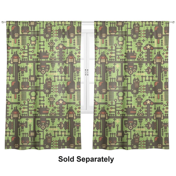 Industrial Robot 1 Curtain 44x54 - Unlined