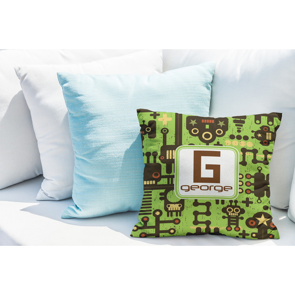 Industrial Robot 1 Decorative Pillow Case - LIFESTYLE 2
