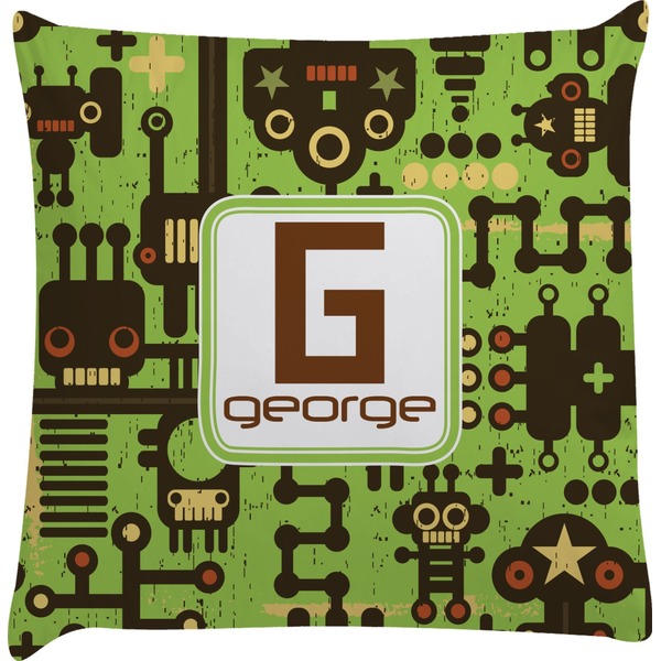 Custom Industrial Robot 1 Decorative Pillow Case (Personalized)
