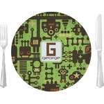 Industrial Robot 1 Glass Lunch / Dinner Plate 10" (Personalized)
