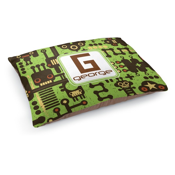 Custom Industrial Robot 1 Dog Bed - Medium w/ Name and Initial