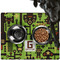 Industrial Robot 1 Dog Food Mat - Large w/ Name and Initial