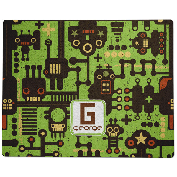 Industrial Robot 1 Dog Food Mat - Large without Bowls