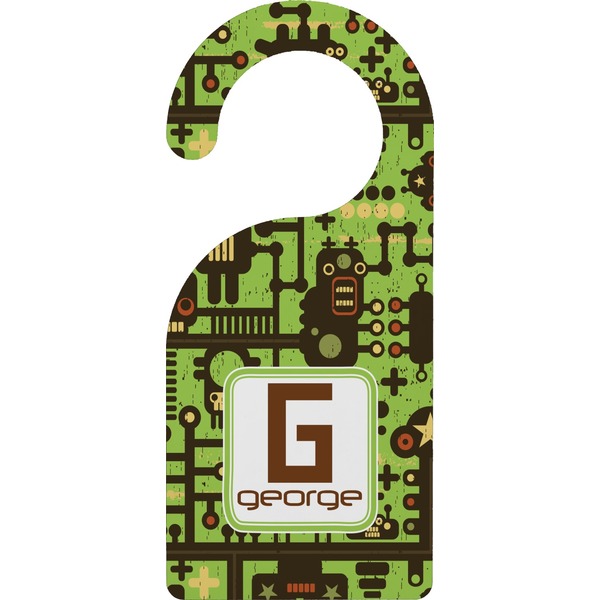 Custom Industrial Robot 1 Door Hanger (Personalized)