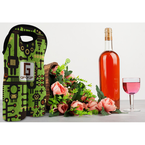 Industrial Robot 1 Double Wine Tote - LIFESTYLE (new)