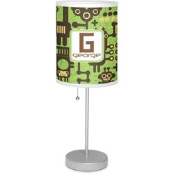 Industrial Robot 1 7" Drum Lamp with Shade (Personalized)