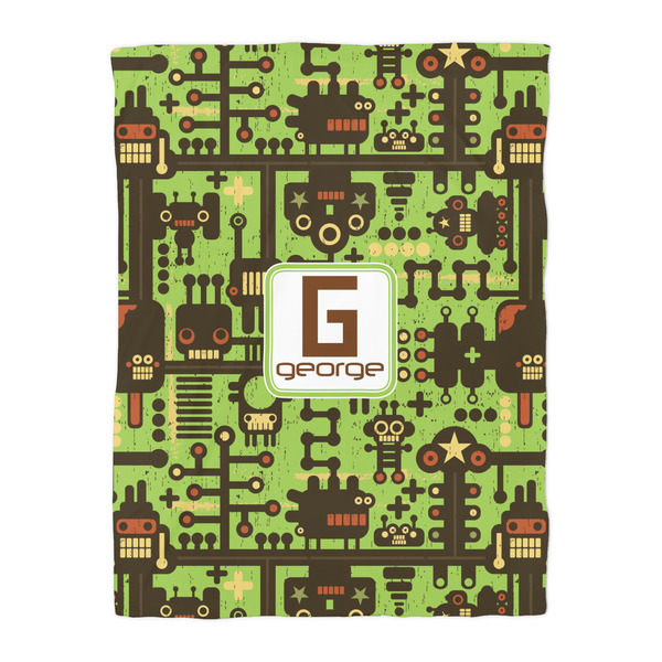 Industrial Robot 1 Duvet Cover - Twin - Front