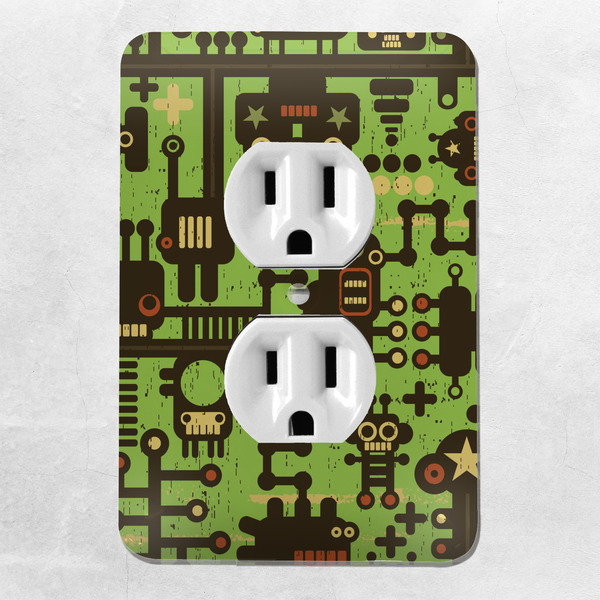 Industrial Robot 1 Electric Outlet Plate - LIFESTYLE