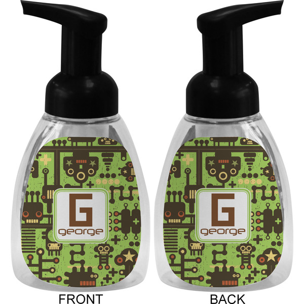 Industrial Robot 1 Foam Soap Bottle (Front & Back)