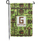 Industrial Robot 1 Small Garden Flag - Single Sided w/ Name and Initial