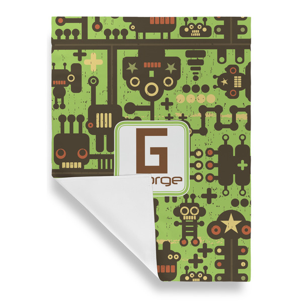 Industrial Robot 1 Garden Flags - Large - Single Sided - FRONT FOLDED