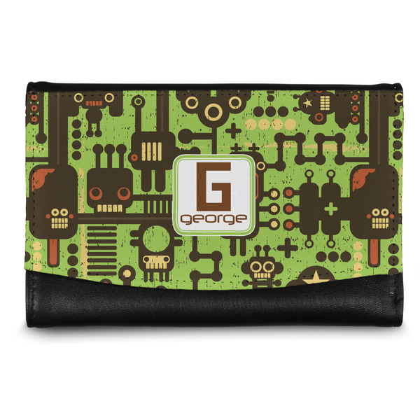 Custom Industrial Robot 1 Genuine Leather Women's Wallet - Small (Personalized)