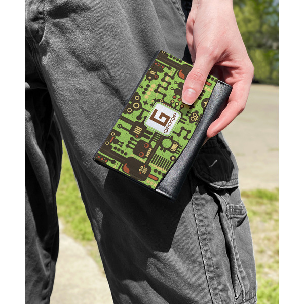 Industrial Robot 1 Genuine Leather Womens Wallet - In Context