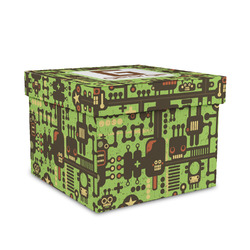 Industrial Robot 1 Gift Box with Lid - Canvas Wrapped - Medium (Personalized)