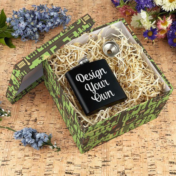 Industrial Robot 1 Gift Boxes with Lid - Canvas Wrapped - X-Large - In Context